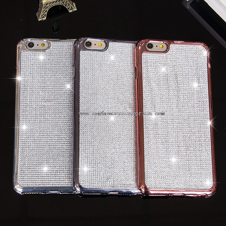 diamond full cover tpu phone case