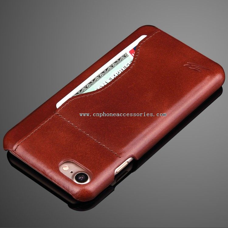 for iPhone 7 Cover Leather