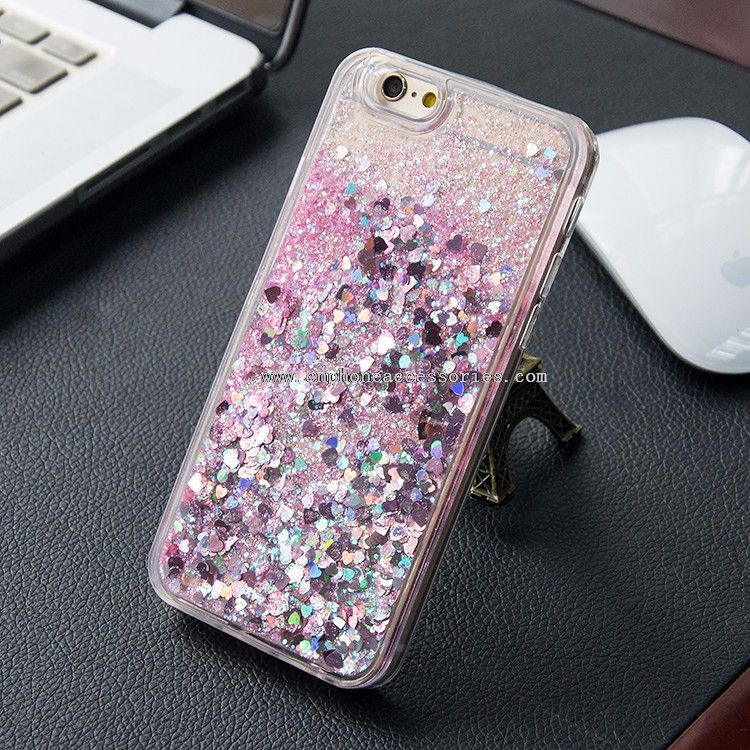 Flüssige Drift Sand Sterne Bling Glitzer case