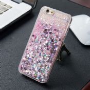 Liquid drift sand stars bling glitter case images