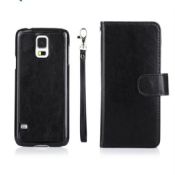 Magnet Wallet Credit Card Holder Flip Cases For Galaxy S5 images