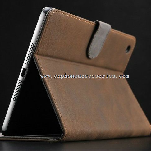 funda de cuero PU para ipad mini