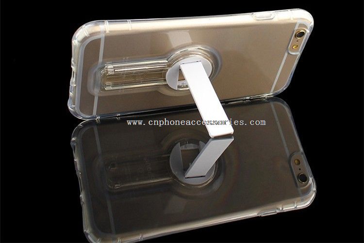 subţire de plastic pentru iphone 6 plus caz cu kickstand