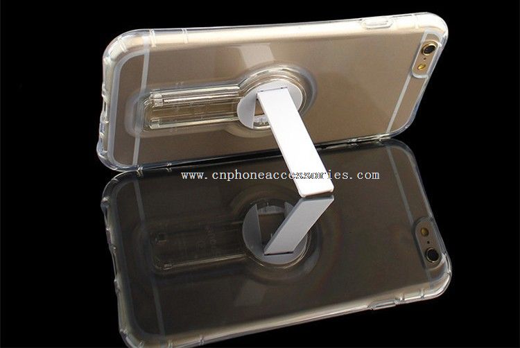 mince en plastique pour iphone 6 plus affaire avec béquille