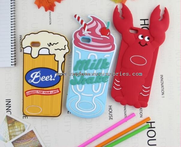 3D silicone cartoon case