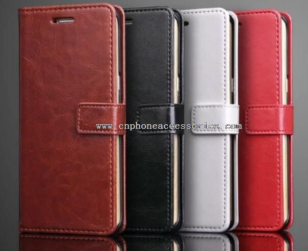 Bolsa carteira em couro para Galaxy Note7