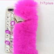 Diamond Fur Plastic Handmade Case For iPhone 7 7Plus images