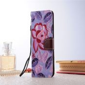 fleurs en toile Etui portefeuille flip pour iphone 7 7 plus images