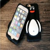 güzel 3d penguen silikon telefon durumlarda Tasarla images