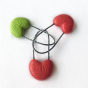Mini Heart Shape Data Sync Charger Micro USB Lanyard Cable images
