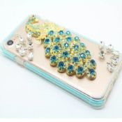Rhinestone Diamond Peacock Case for iPhone 7 7 Plus images