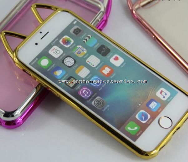 حالة القط TPU iphone6plus