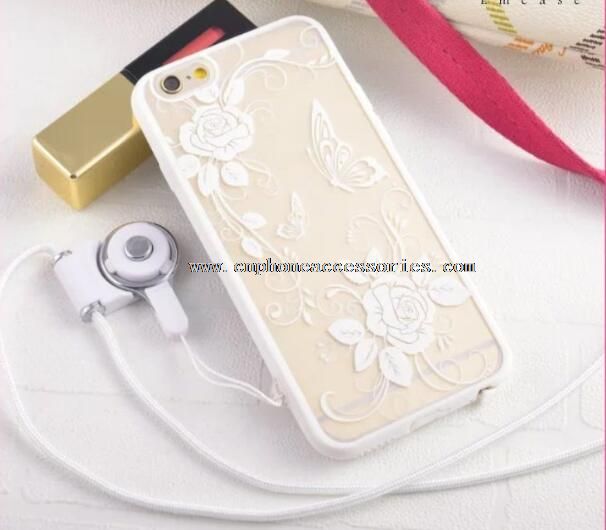 Caixa de telefone de flor padrão luxo de moda vintage para iphone6