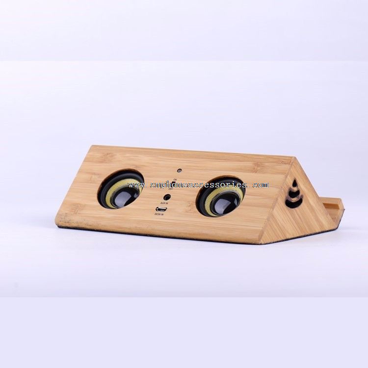 altavoz bluetooth madera