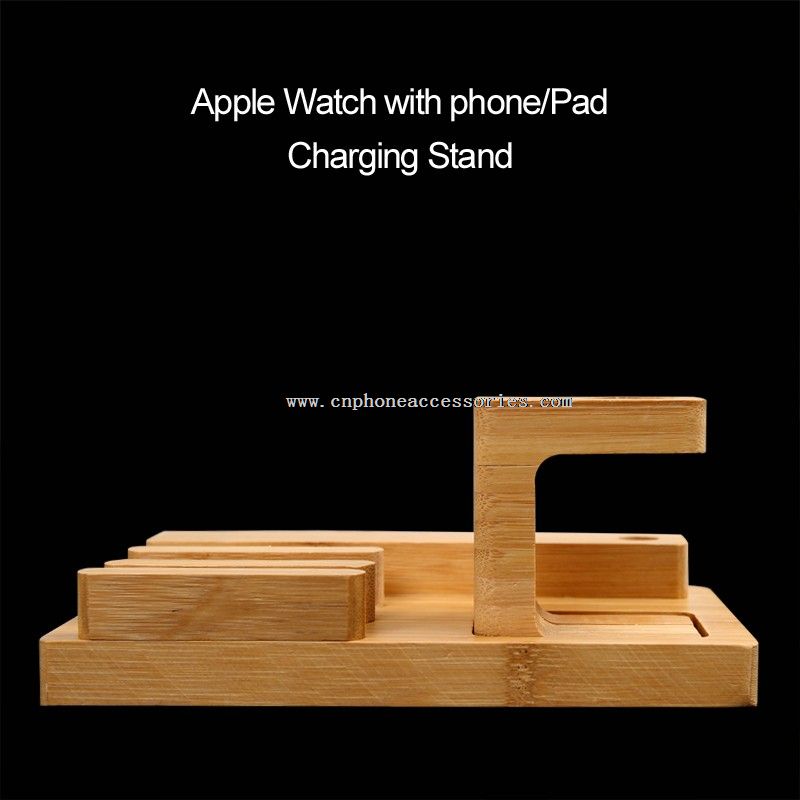 Wood Charging Dock Stand with good package