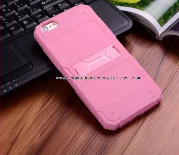 2 in 1 TPU+PC Phone shockproof stand cover for iphone6