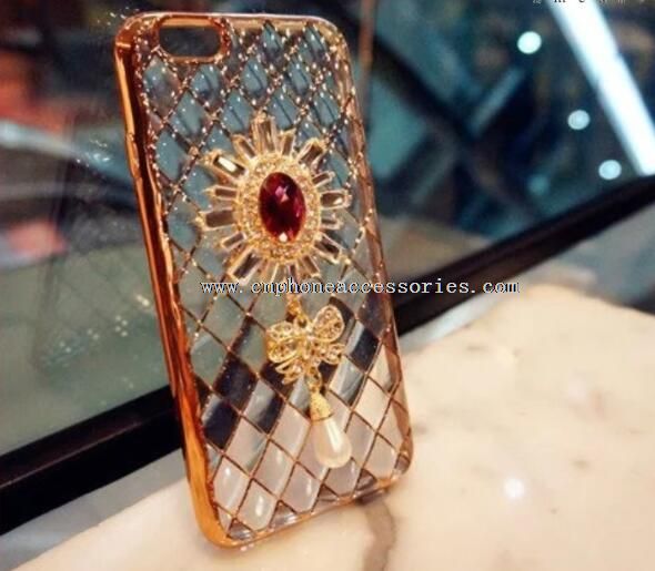 Crystal diamond kasus untuk iPhone Plus 6/6