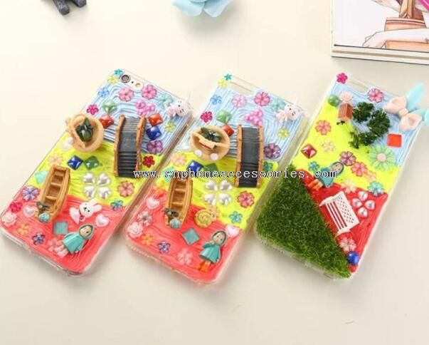 DIY Stereoscopic Flower Cover PC Case