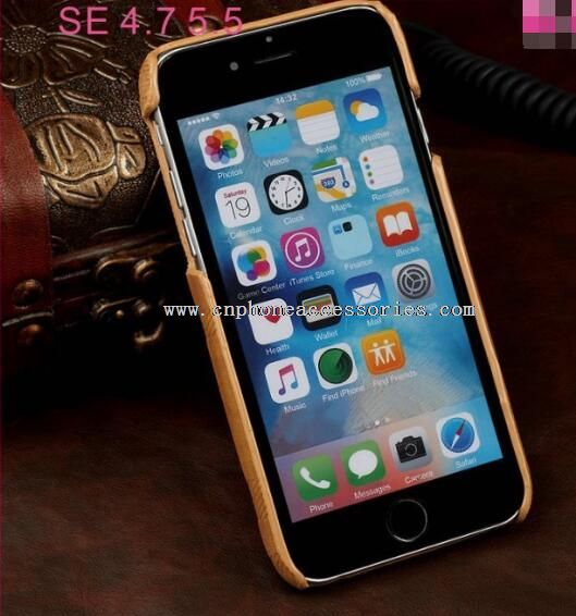 For iPhone 6 sofa leather hard case shockproof back cover