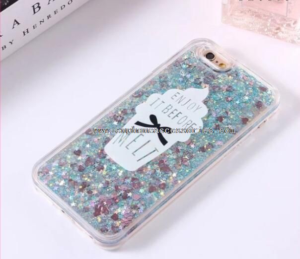 For iPhone 6 water flow liquid case