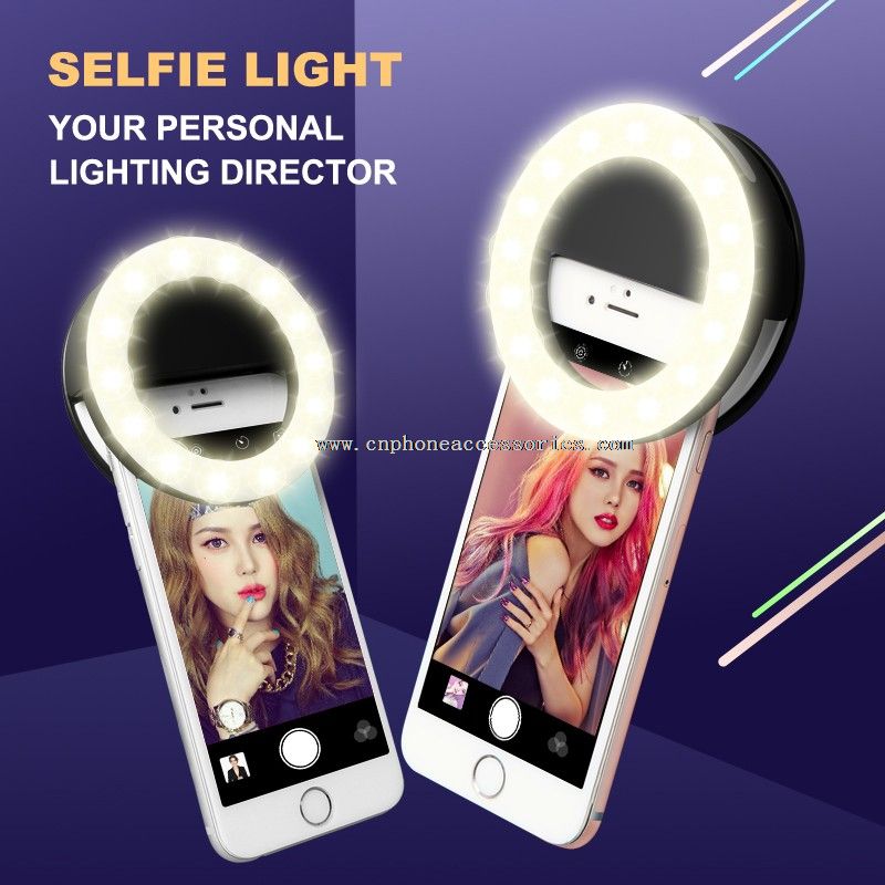 led ring selfie light for iphone