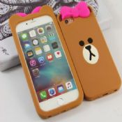 Cute Brown Bear 3D Cover For iPhone 5S/6S/6S Plus images