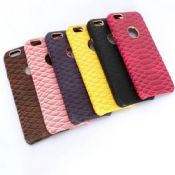 Snake skin Genuine leather case back cover for iphone 6 images