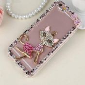 Transparent Diamonds Cover Mermaid PC Case For iPhone 6 /6 Plus images