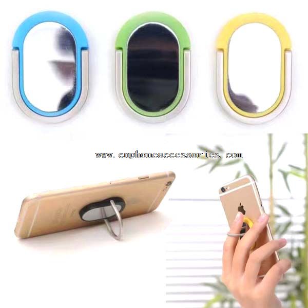 Mirror surface mobile phone ring holder