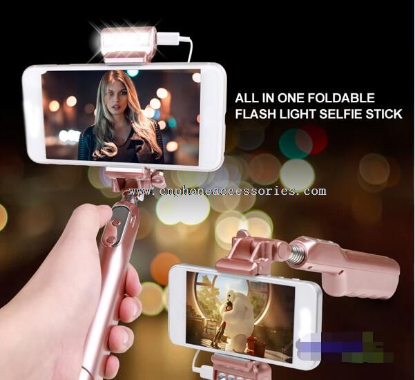 vara de luz selfie de selfie com controle remoto