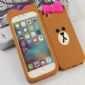 Cute Brown Bear 3D Cover For iPhone 5S/6S/6S Plus small picture