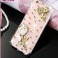 For iPhone 6 Diamonds Stereoscopic Flower Cover Case small picture