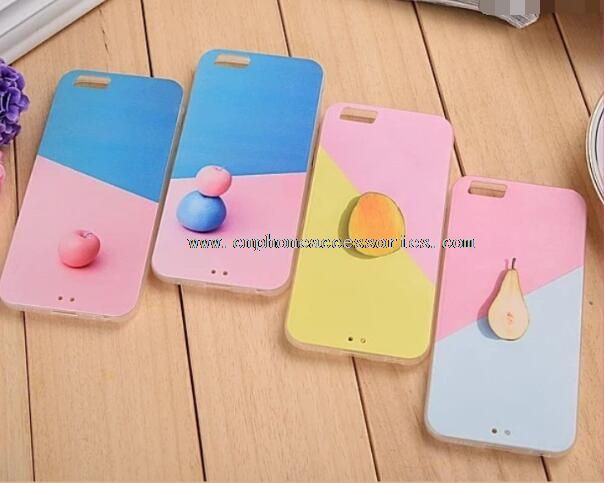 TPU sweet-frukt telefon dekket for iphone5/6