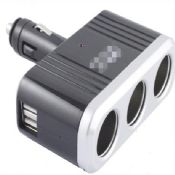 Pemantik USB Plug Socket Splitter pengisi baterai di mobil images