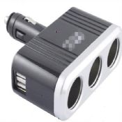 Car Cigarette Lighter USB Plug Sockets Splitter Charger images