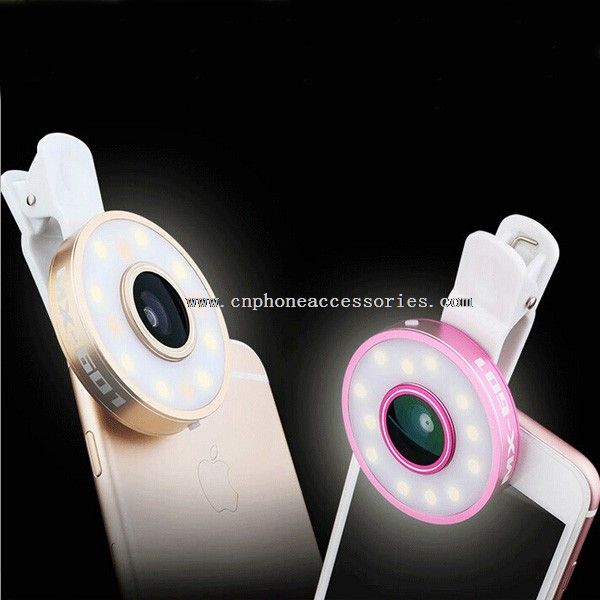 Universal Smartphone 3 in 1 Camera Lens With Selfie Flash Light