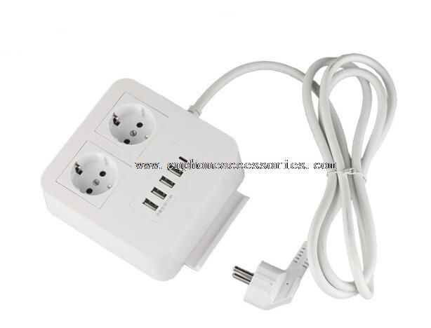 4 ports USB exsension socket charger