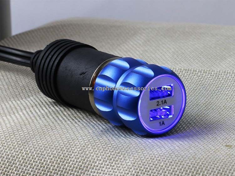 usb car charger with adaptor