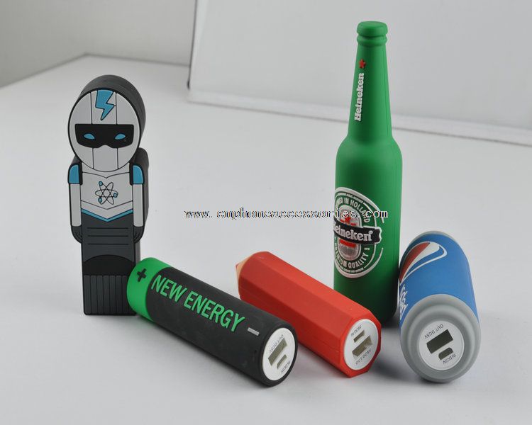 Banco de potencia botella 2600mAh