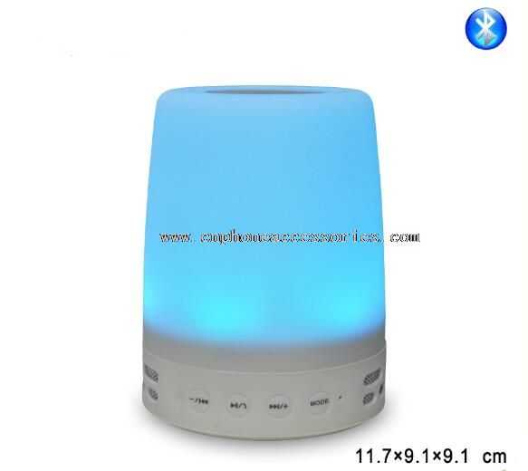 Bluetooth høyttaler med led lys
