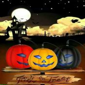 Speaker Bluetooth labu Halloween images