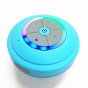 mini waterproof bluetooth led speaker with fm radio images