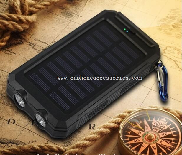 Solar Powerbank mit Kompass