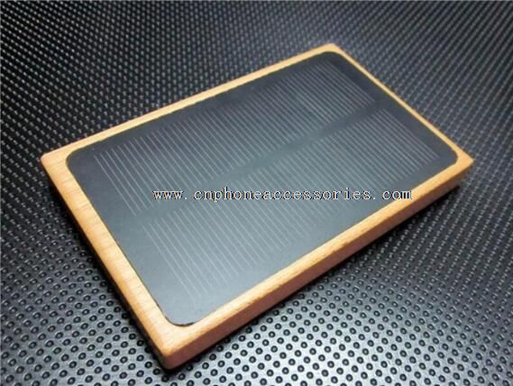 4000mah wood solar power bank