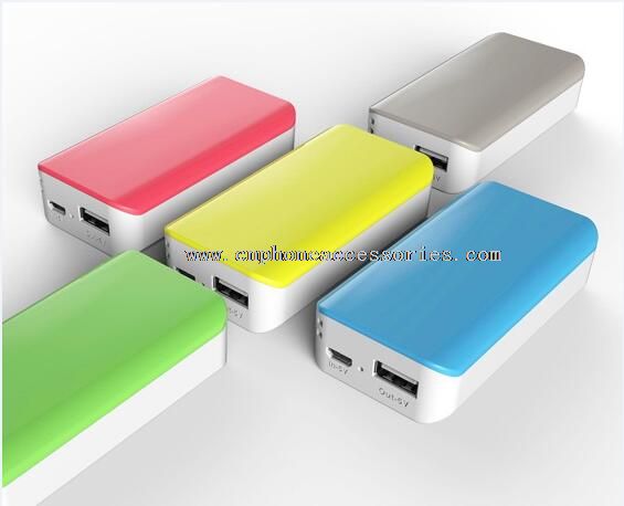 colorful power bank 4400mah