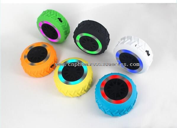 led light portable rugby bluetooth speaker