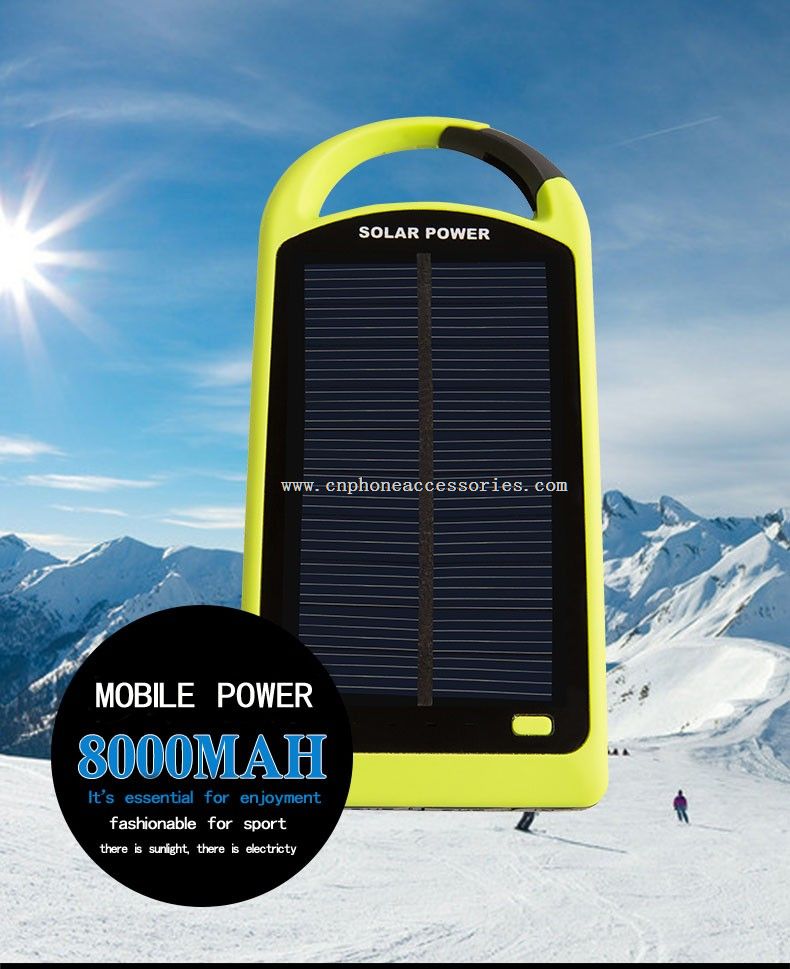قابل حمل خورشیدی قدرت بانک