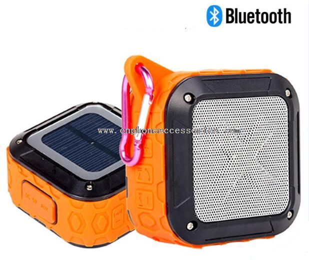 Solcellepanelet bluetooth høyttaler for utendørs sport