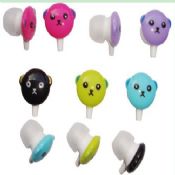 cartoon image in earphone images