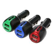 mini autós töltő dupla USB port images